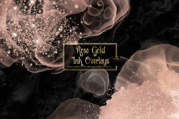 Download Rose Gold Ink Overlays - Overlays Collection
