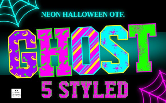Download Halloweenneon Spider - Neon Collection